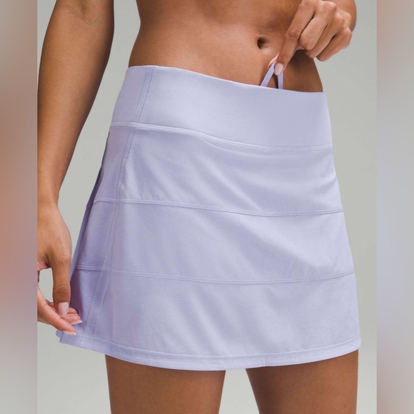 lululemon athletica Dresses & Skirts - Women’s LULULEMON Lilac Smoke* Pace Rival Mid-Rise Skort Skirt